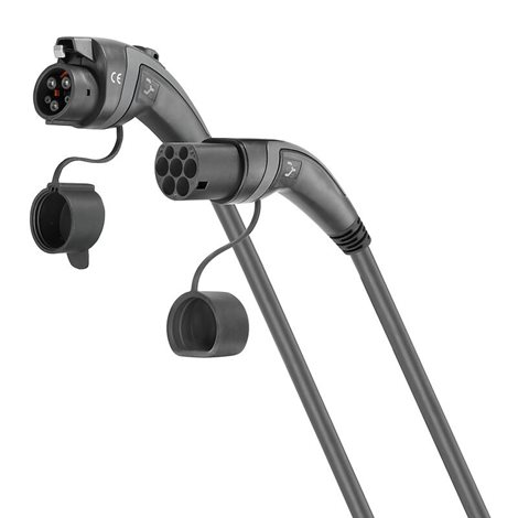 CA-T2T1-7.5M-7.4/1P-R-BBG nabíjecí kabel pro emobility 7.5 m