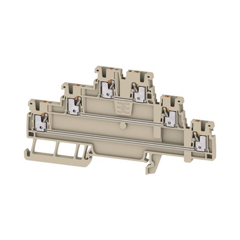A3T 1.5 Řadová svorka 1,5 mm² 500V 15A tmavě béžová
