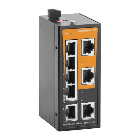 IE-SW-ELB-08-8TX Ethernetový switch neřízený 8xRJ45 24 AC/DC