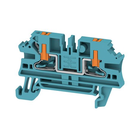 AL2C 2.5 BL Průchozí svorkovnice, PUSH IN, Modrá, 2.5 mm², 24 A, 800 V