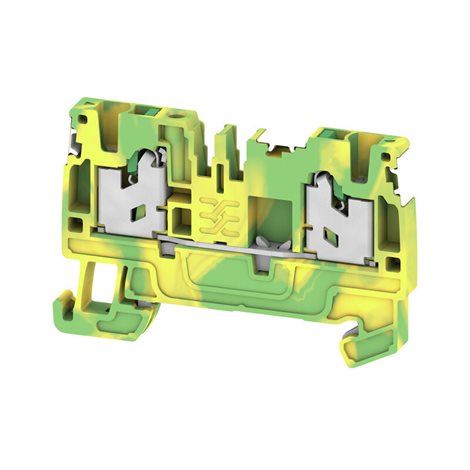 S2C 2.5 PE DL PE svorka, SNAP IN, zelená / žlutá, 2.5 mm², 800 V