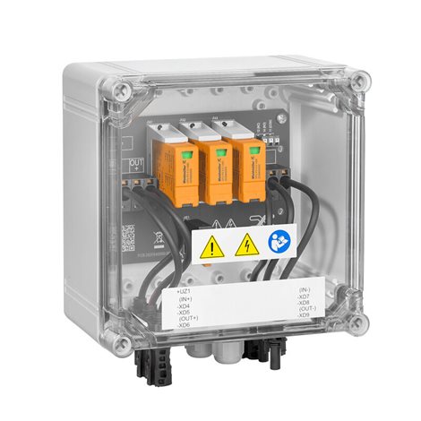 PVN DC 2I 1O1MPP SPD2R EVO 11 Kombinovaná skříň, PV Next, 1100 V, 1 MPP, 2 vstupy / 1 výstup
