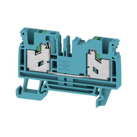 S2C 4 BL Průchozí svorkovnice, SNAP IN, Modrá, 4 mm², 32 A, 1000 V, Počet připojení: 2