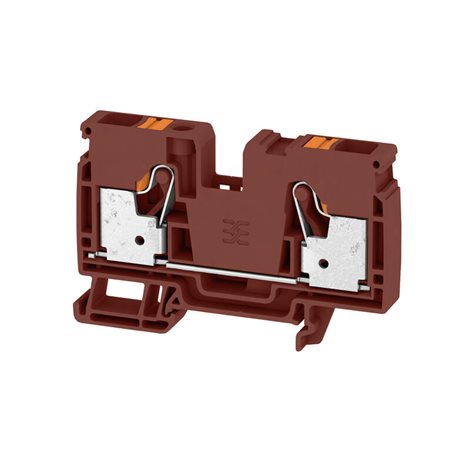 A2C 10 BR PUSH IN, 10 mm², 1000 V, 57 A, Hnědá