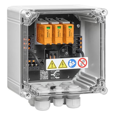 PVN DC 3I 3O 1MPP SPD1R CG 11 Fotovoltaika, Kombinovaná skříň, PV Next, 1100 V, 1 MPP