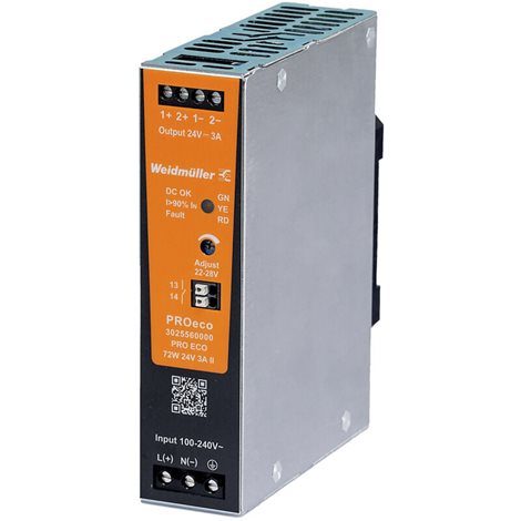 PRO ECO 72W 24V 3A II Elektrické napájení, jednotka elektrického napájení ve spínacím režimu, 24V
