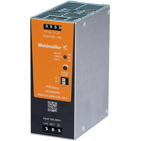 PRO ECO 240W 24V 10A II Elektrické napájení, jednotka elektrického napájení ve spínacím režimu, 24 V