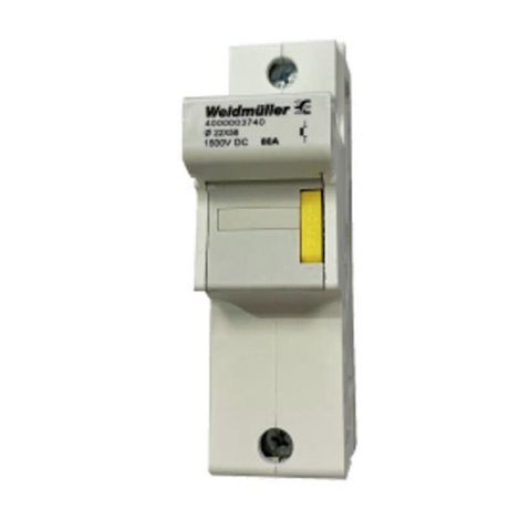FUSEHOLDER WSFH 22X58 1K5V 80A Fotovoltaika, držák pojistky, 1500 V, 22x58, Bez LED
