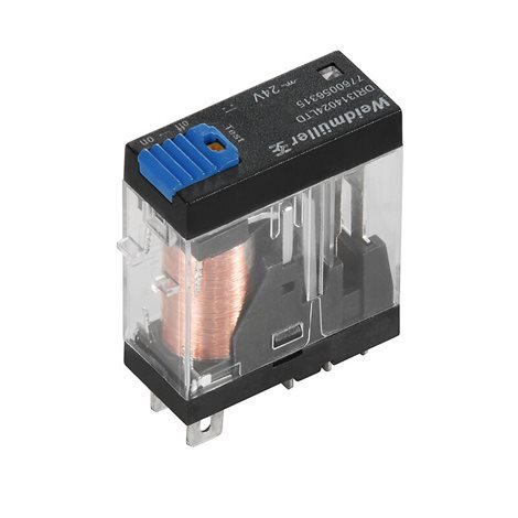 DRI314024LTD D-SERIES DRI, Relé, Počet kontaktů: 1 Přepínací kontakt s testovacím tlačítke