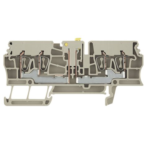 ZTR 2.5/4AN Zkušební odpojovací svorka, připojení s kotevní svorkou, 2.5 mm², 400 V, 16 A