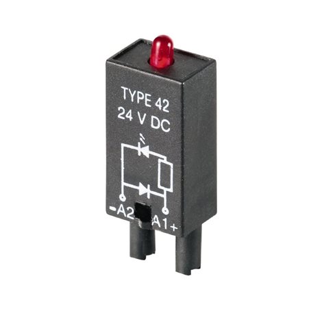 RIM 2 6/24VDC RIDERSERIES RCL, LED modul s ochrannou diodou, Jmenovité řídicí napětí: 6…24