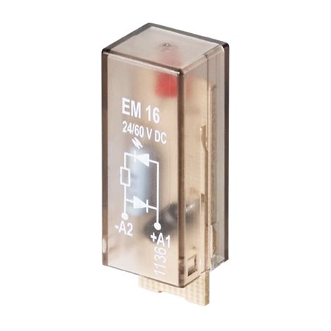 RIM-I 2 6/24VDC RIDERSERIES, LED modul s ochrannou diodou, Jmenovité řídicí napětí: 6…24 V