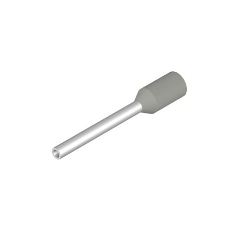 H0,14/12 GR SV vodič a dutinka, izolované, 10 mm, 8 mm, Šedá