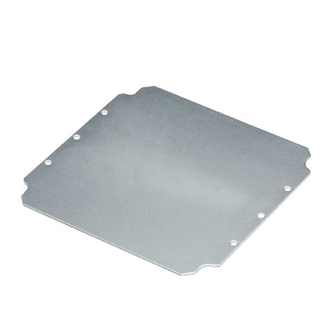 POK MOPL 2525 Klippon POK (prázdná polyesterová skříň), Montážní deska