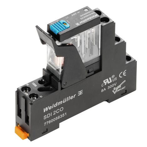 DRIKIT 24VDC 1CO LD/PB D-SERIES DRI, Reléový modul, Počet kontaktů: 1
