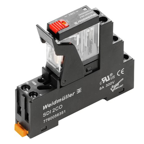 DRIKIT 230VAC 2CO LD/PB relé
