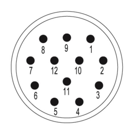 SAI-M23-SE-12 Zásuvný konektor senzor/aktor, Vložka
