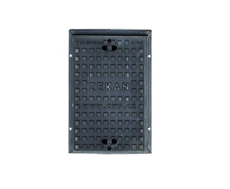 Poklop litinový ZEKAN S, tř. B125  v ocelovém rámu 1