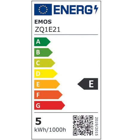 ZQ1E21 LED CLS MINI GLOBE 4,2W(40W) 470lm E14 WW 3