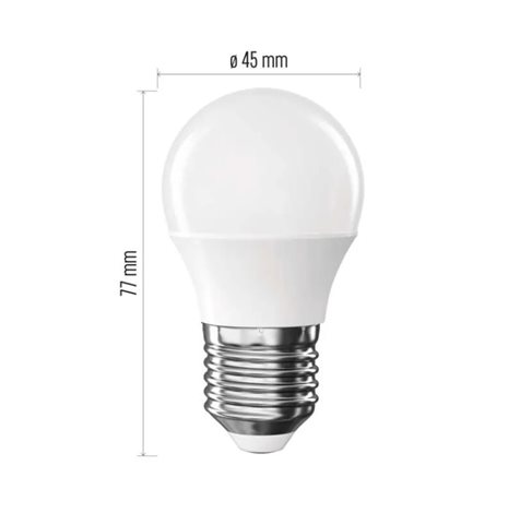ZQ6E23 LED CLS MINI GLOBE 4,2W(40W) 470lm E27 NW 2