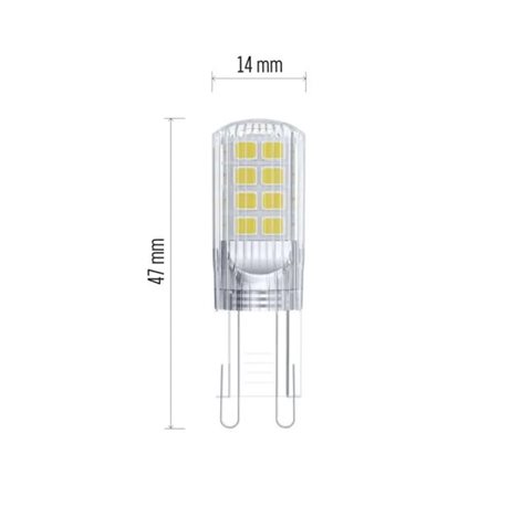 ZQ9536 LED CLS JC 2,5W(32W) 350lm G9 NW 2
