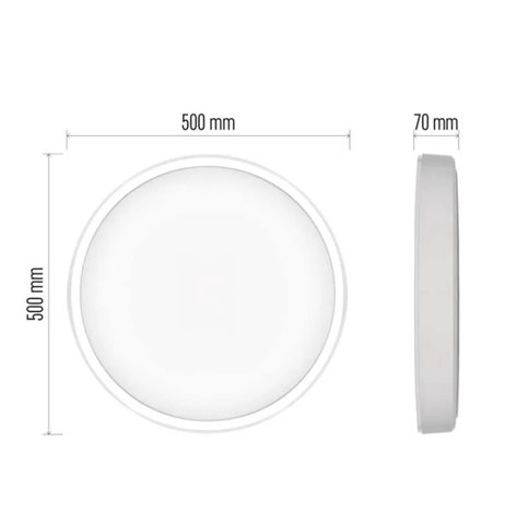 ZM5192 GoSmart chytré LED svítidlo ILVI , přisazené, kruhové, 45W, CCT, stmívatelné, Wi-Fi + DO 3