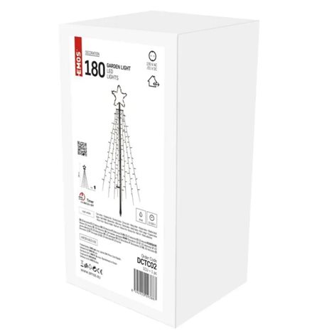 DCTC02 180LED XMAS GARDEN LIGHT IP44 CW 5