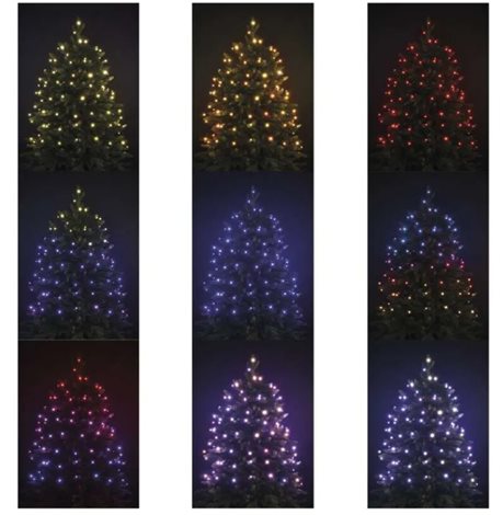 D4ZR04 GoSmart LED vánoční řetěz, 24 m, venkovní i vnitřní, RGB, programy, časovač, wifi 5