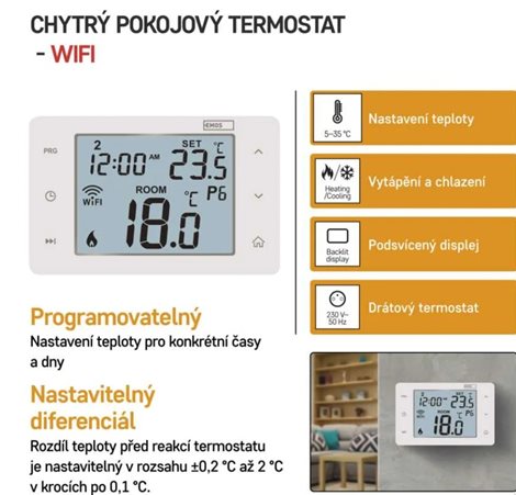 P56201 GOSMART TERMOSTAT WIFI PROG.P56201 2
