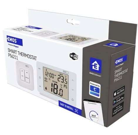 P56211 GOSMART TERMOSTAT WIFI BEZDRÁT.PROG. P56211 8