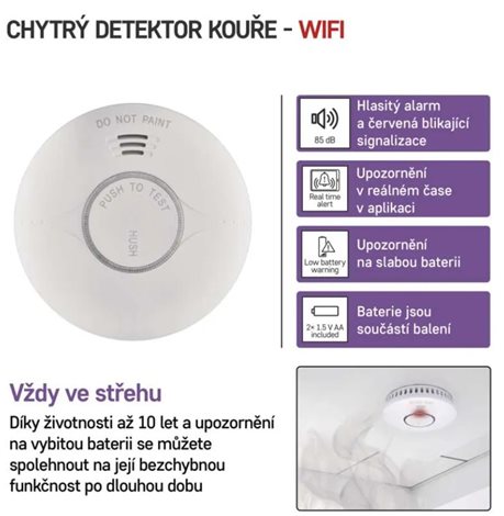 P56500S GoSmart Detektor kouře TS380C-HW s Wi-Fi 7