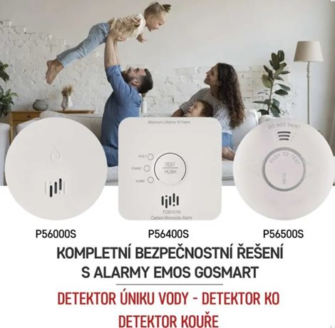P56500S GoSmart Detektor kouře TS380C-HW s Wi-Fi 8