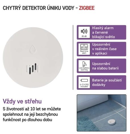P56000S GoSmart Detektor úniku vody ZigBee 6