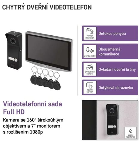 H4020 GoSmart Sada domácího videotelefonu EMOS IP-750A s Wi-Fi 7