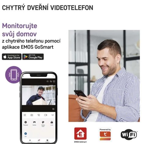 H4020 GoSmart Sada domácího videotelefonu EMOS IP-750A s Wi-Fi 9