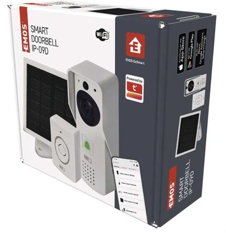H4030 GOSMART VIDEOZVONEK IP-09D DC BATERIOVÝ 9