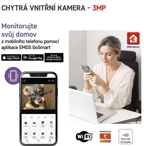 H4061 GOSMART IP KAMERA VNITŘNÍ IP-110 CUBEv2 3MPx 5