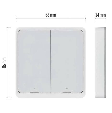 H5012 GOSMART SCÉNICKÝ VYPÍNAČ 2TL IP-2002ZW ZIGBEE 4