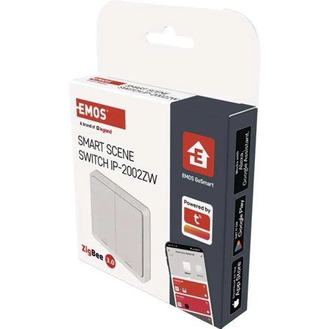H5012 GOSMART SCÉNICKÝ VYPÍNAČ 2TL IP-2002ZW ZIGBEE 8
