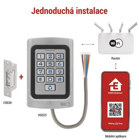 H5023 GOSMART KLÁVESNICE IP-006AX RFID WIFI 2