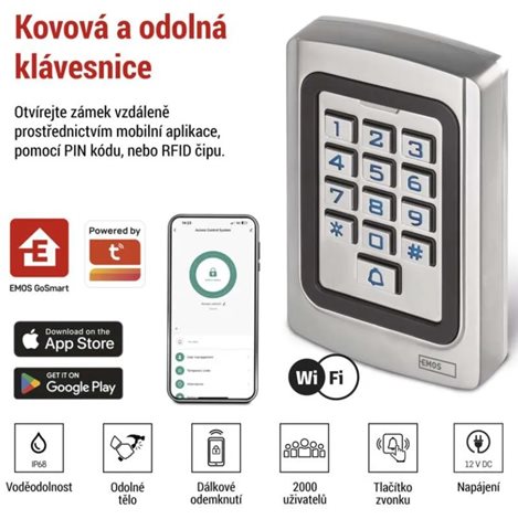 H5023 GOSMART KLÁVESNICE IP-006AX RFID WIFI 3