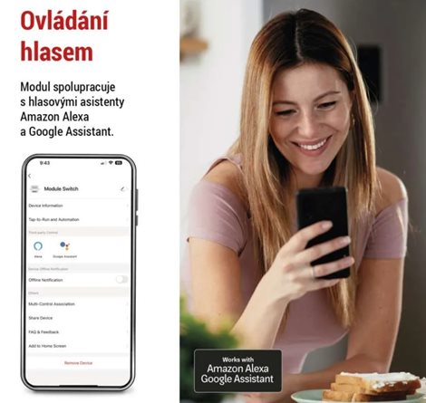 H5106 GOSMART MODUL SPÍNACÍ 2CH LN IP-2102SW WIFI 6