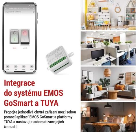 H5106 GOSMART MODUL SPÍNACÍ 2CH LN IP-2102SW WIFI 7