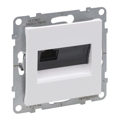 72C5UB1 SUNO BÍLÁ DATOVÁ ZÁSUVKA JEDNODUCHÁ 1X RJ45 CAT.5E, UTP NESTÍNĚNNÁ