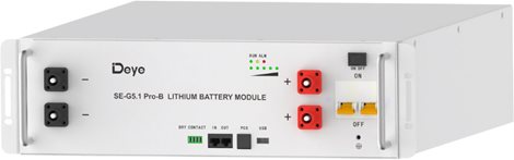 Nízkonapěťová Deye LiFePO4 baterie, 5.12kWh, 51.2 V, 100Ah 2