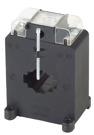 TRAFO MĚŘ. CLA 2.1 400/5 5VA 0,5S průvlečné 40x10/pr. 27mm + CEJCHOVÁNÍ + 4x příchytka pro ČEZ 1