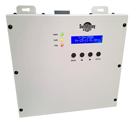 V-SH-2502 RW SUN MONEY SAVER 2,5kW, solární měnič pro ohřev vody (WIFI,2 drat.čidla, 2xHDO)
