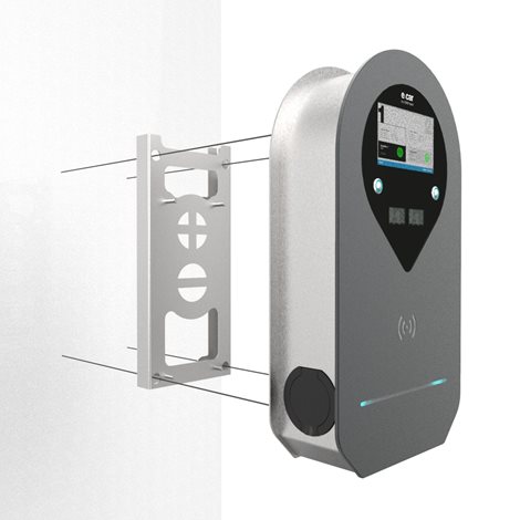 Wallbox e:car WALL PRO kabel / kabel PREMIUM AFIR 2×22kW(Stand. délka 5m) 4