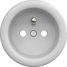 K/ZF Zásuvka 230V v barvě keramika