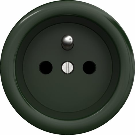Z/ZF Zásuvka 230V v barvě kachlově zelená 1